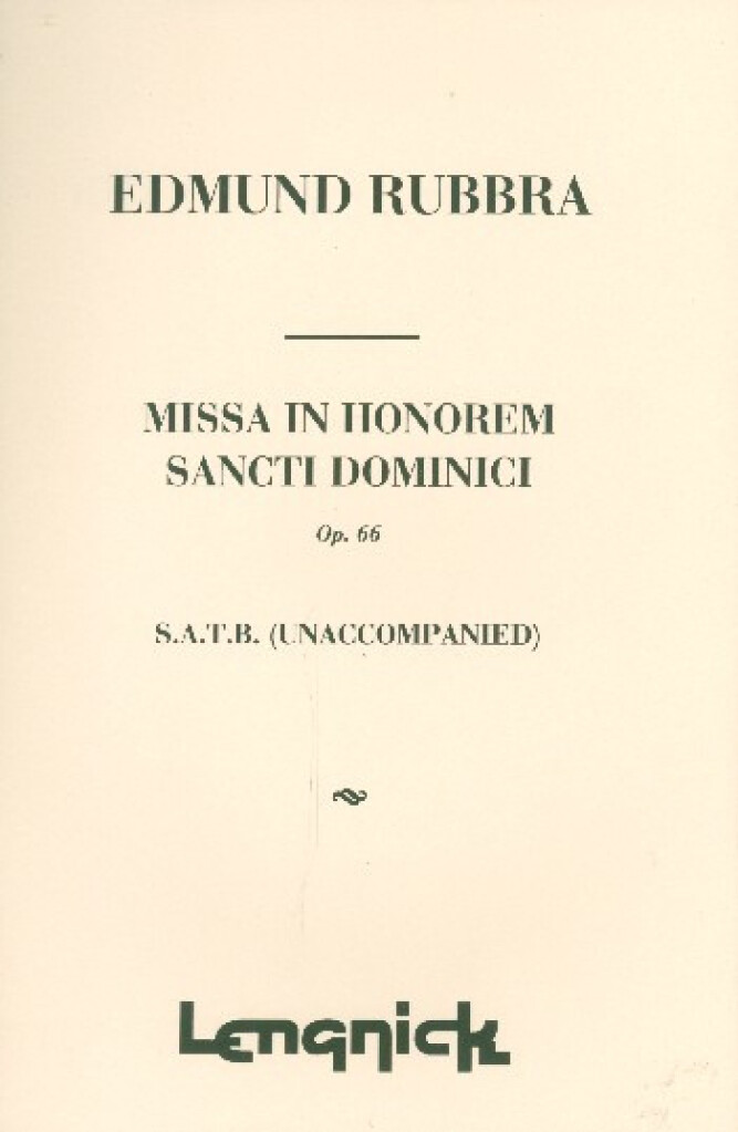 Missa in Honorem Sancti Dominci op 66